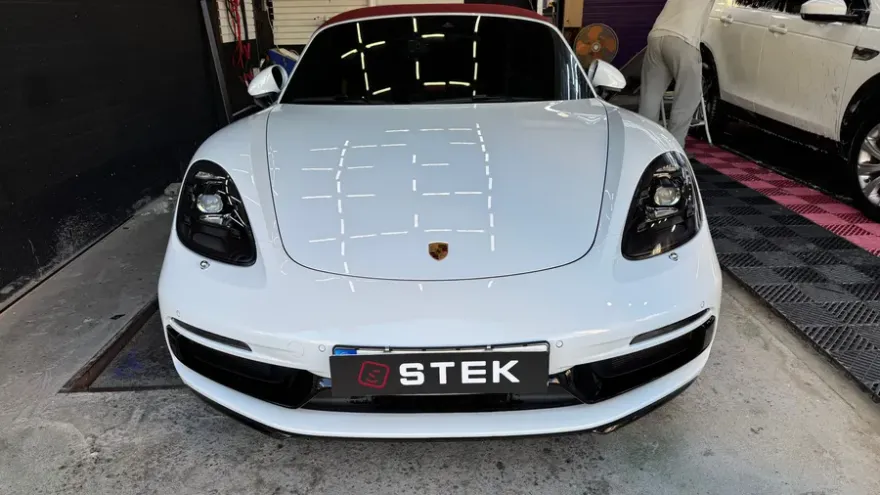 ポルシェ 718 Boxster PPF施工事例｜費用目安と仕上がり 施工写真 4-2