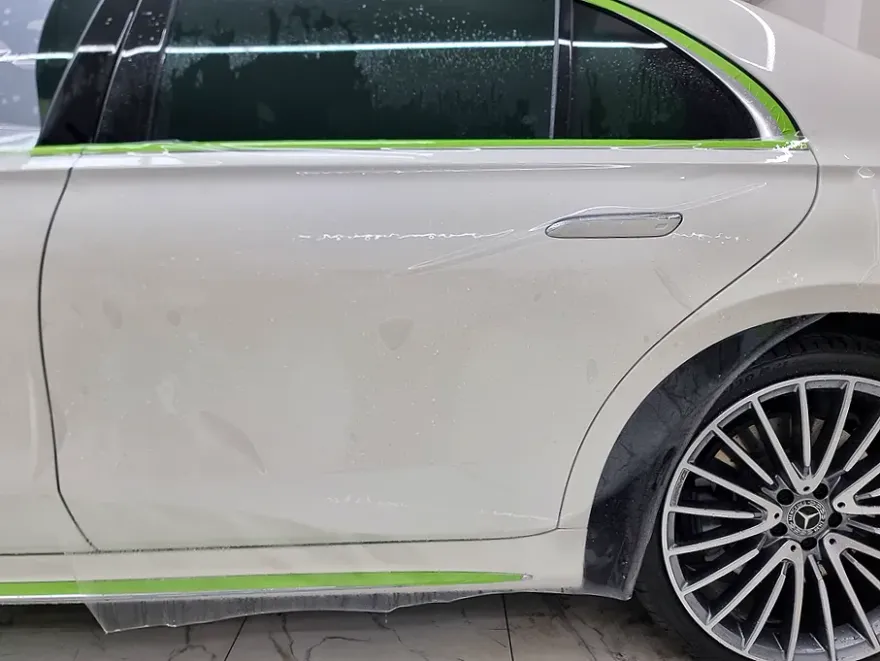 Mercedes-Benz S-ClassのPPF施工事例｜費用目安と仕上がり 施工写真 2-1