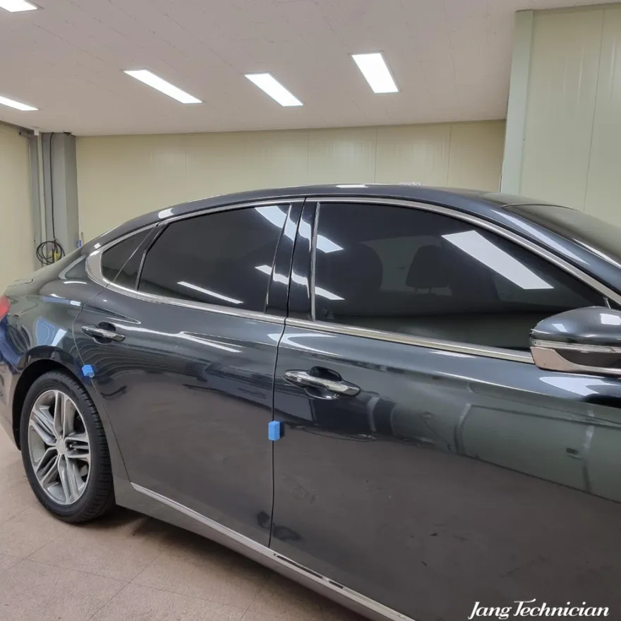 Hyundai Grandeur IG カーフィルム再施工事例｜費用目安・仕上がり 施工写真 3-1