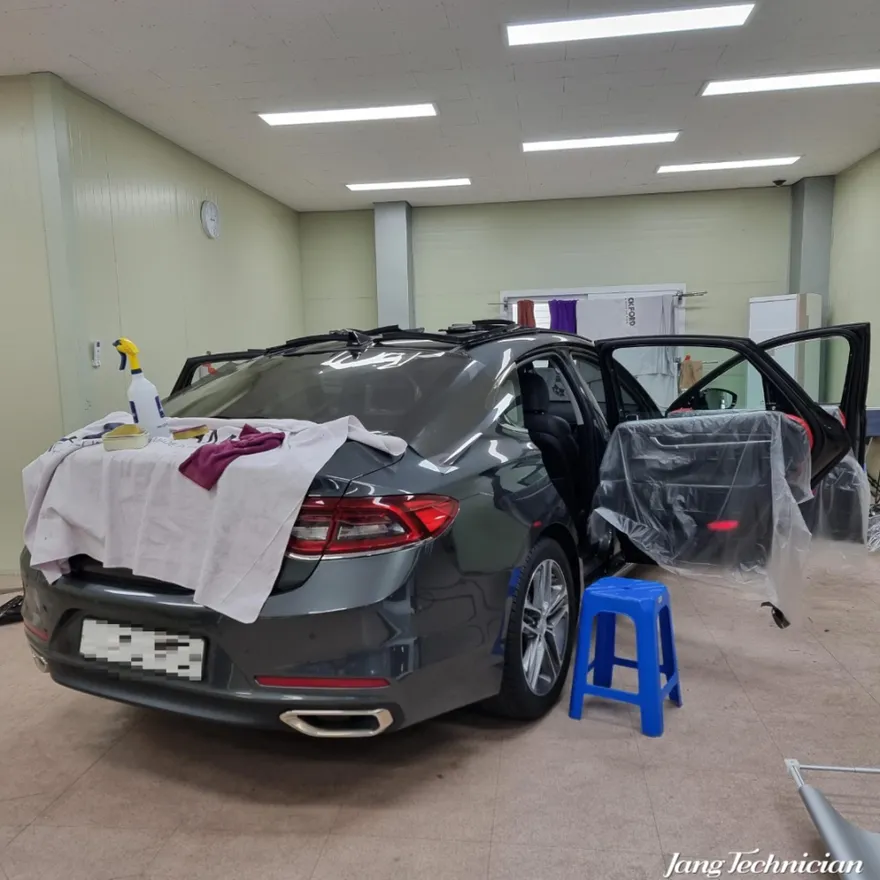 Hyundai Grandeur IG カーフィルム再施工事例｜費用目安・仕上がり 施工写真 3-2