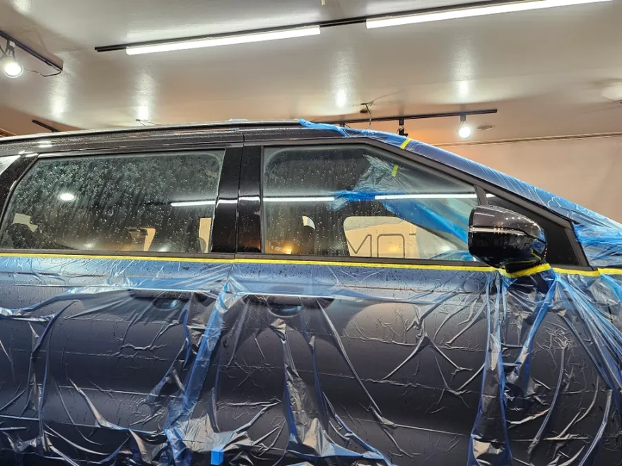 Kia Carnival KA4のカーフィルム施工事例｜費用目安・仕上がり 施工写真 2-3