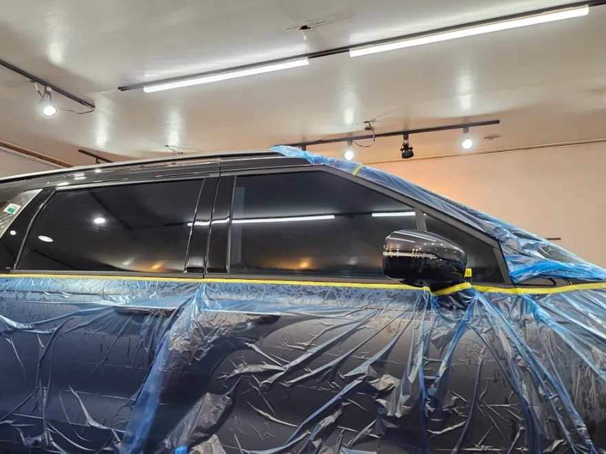 Kia Carnival KA4のカーフィルム施工事例｜費用目安・仕上がり 施工写真 3-3