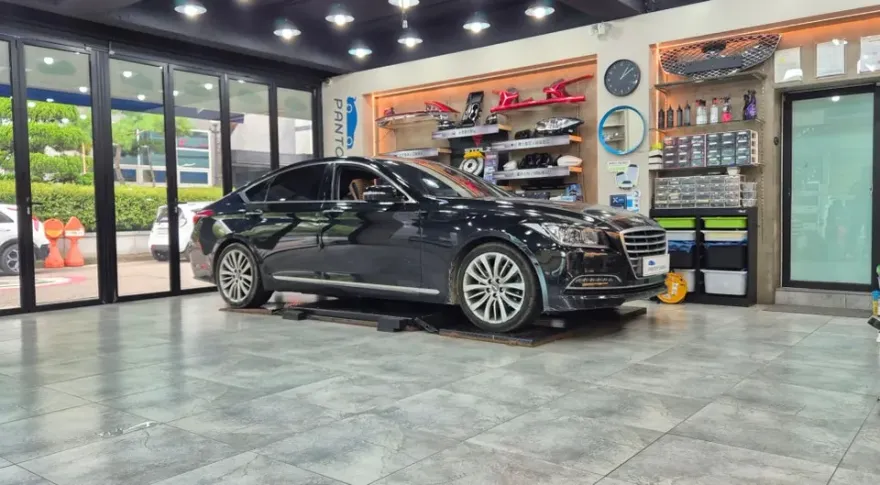 Genesis DH body kit installation result