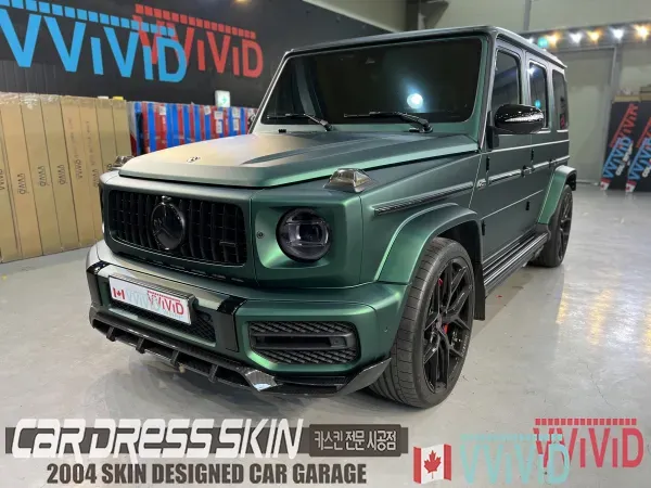 メルセデス・ベンツ G63 AMGのカーラッピング事例｜費用目安・仕上がり 施工写真 2-2