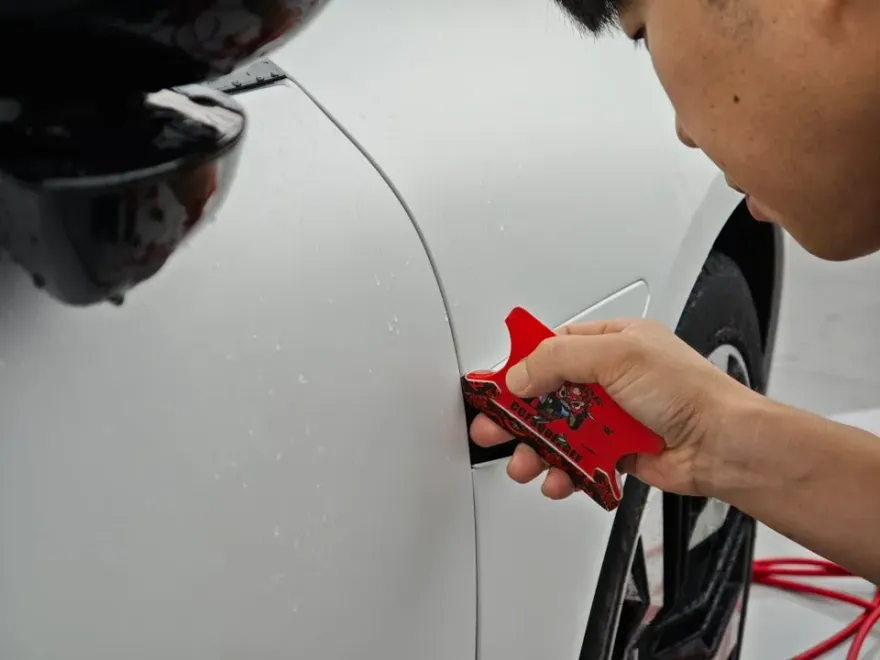 Polestar 4の無光PPF施工事例｜韓国実例 施工写真 2-2
