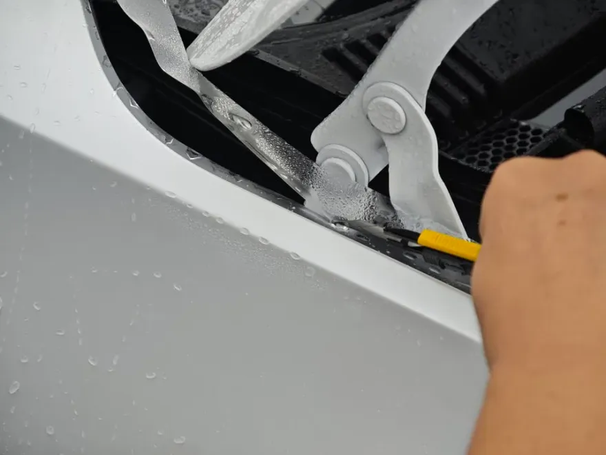 Polestar 4の無光PPF施工事例｜韓国実例 施工写真 3-2