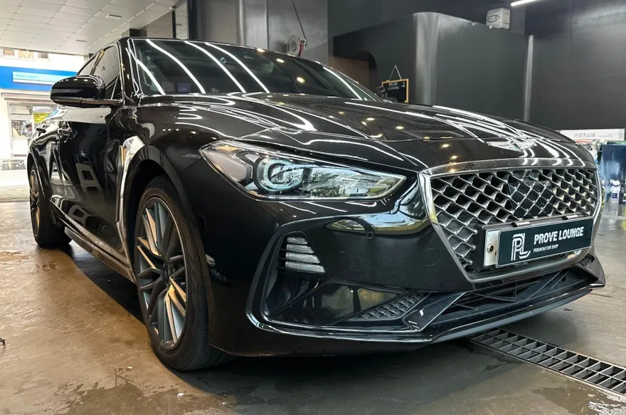 Genesis G70のガラスコーティング事例｜費用目安・仕上がり 施工写真 2-3