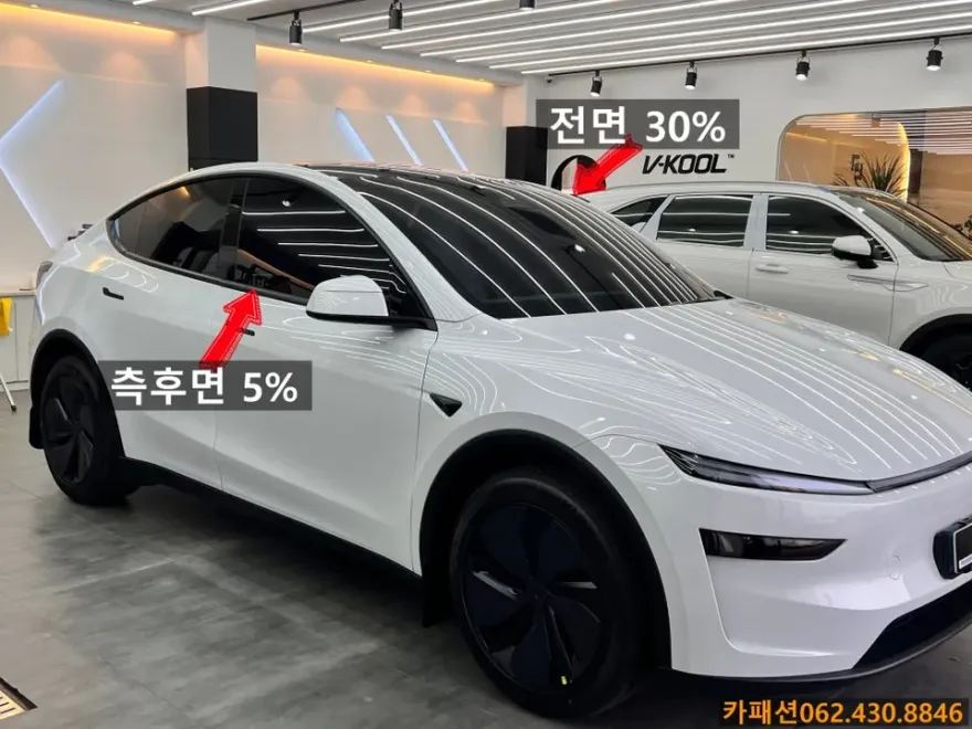 Tesla Model Yのカーフィルム施工事例｜費用目安・仕上がり 施工写真 4
