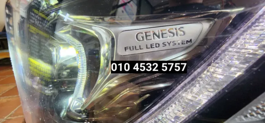 Genesis G80 lighting upgrade installation result