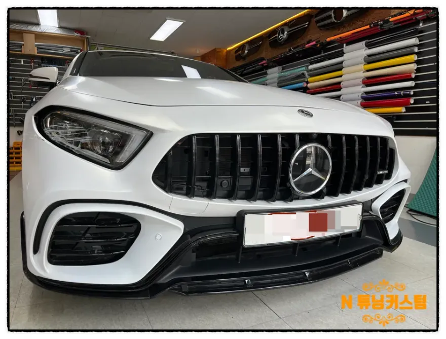 Mercedes-Benz CLSのカーラッピング事例｜費用目安・仕上がり 施工写真 1-1