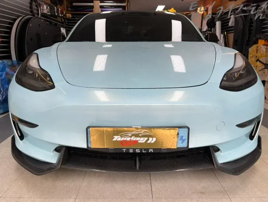 Tesla Model 3 body kit - Tesla Model 3 Body Kit Installation Review photo 4