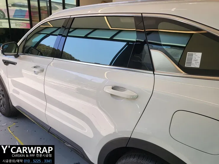Kia SorentoのPPF施工事例｜費用目安と仕上がり 施工写真 3-1
