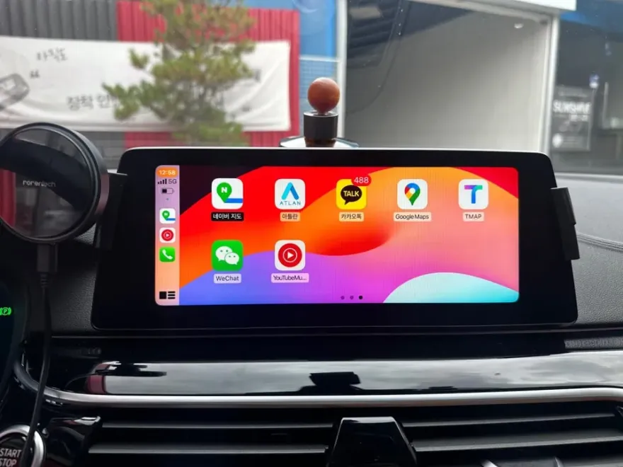 BMW X3 G01のAndroid Auto・CarPlay取付事例 施工写真 1-2