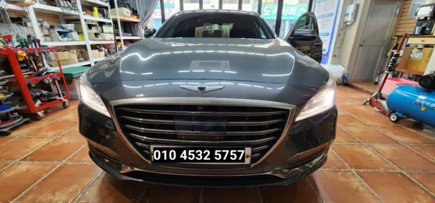 Genesis G80 DH lighting upgrade installation result