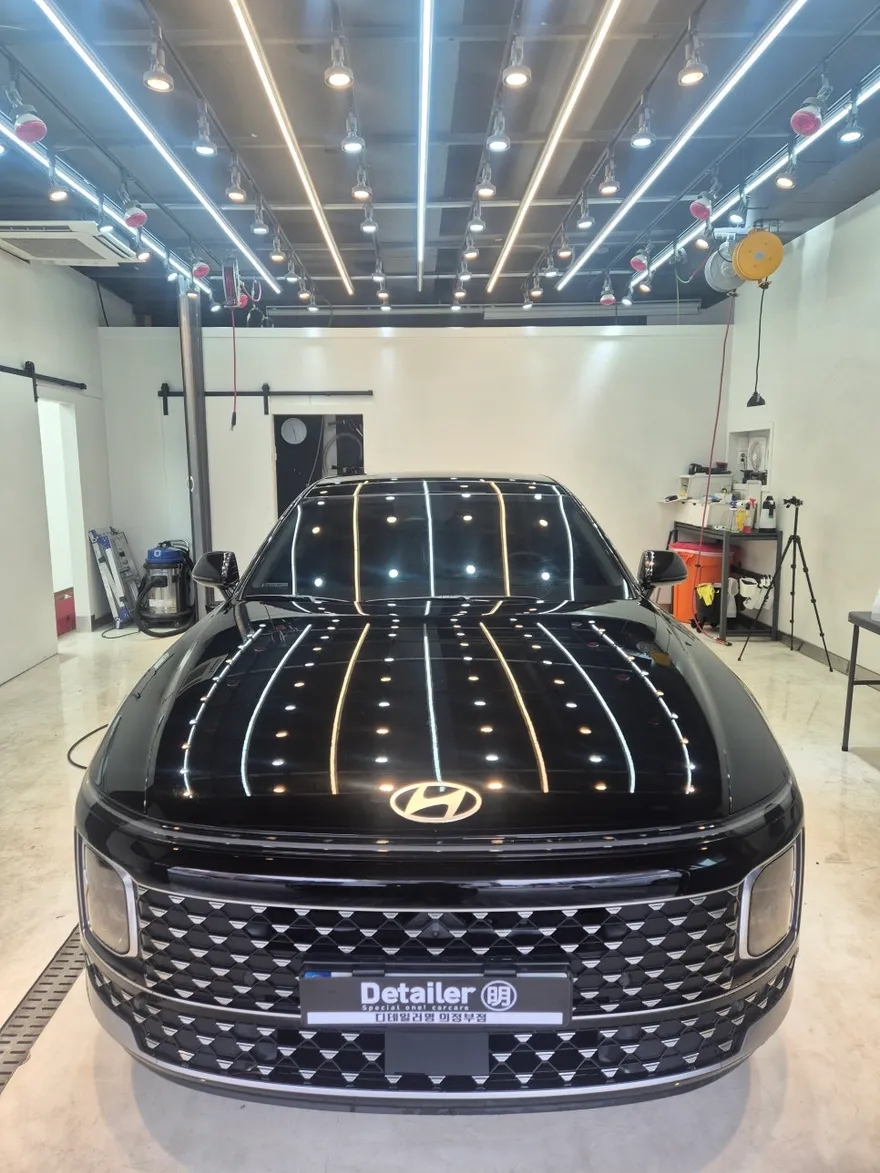 Kia Grandeur GN7のガラスコーティング事例｜費用目安・仕上がり 施工写真 3-1