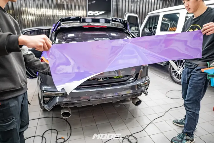 Kia K3 GTのカーラッピング事例｜費用目安・仕上がり 施工写真 2-2