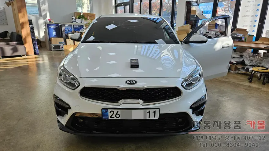 Kia K3 lighting upgrade installation result
