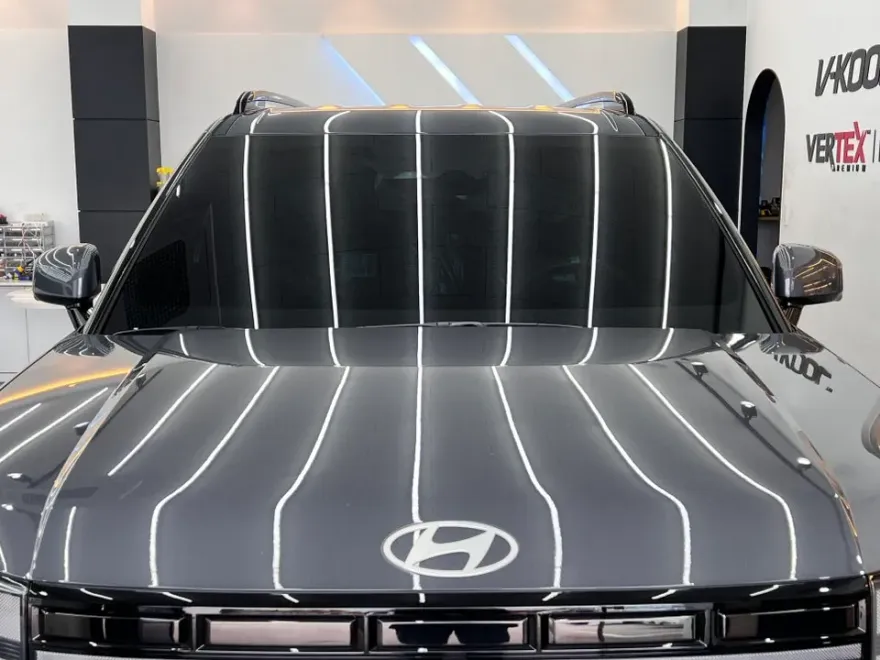 Hyundai Santa Fe MX5のカーフィルム施工事例｜費用目安・仕上がり 施工写真 1-3