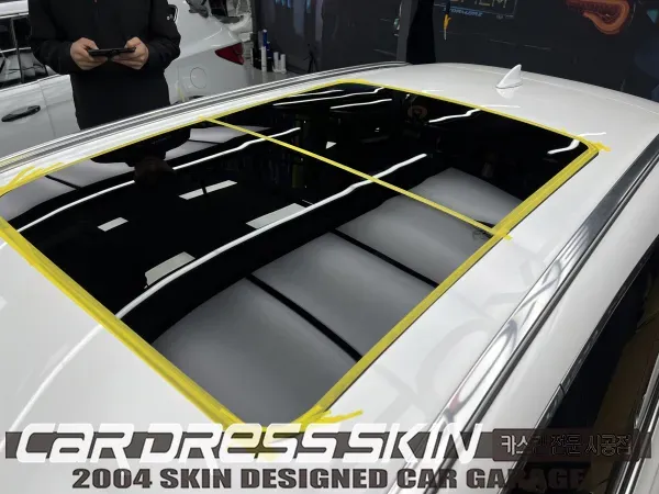 Genesis GV80 PPF施工事例｜熱線遮断効果と費用目安 施工写真 2-1