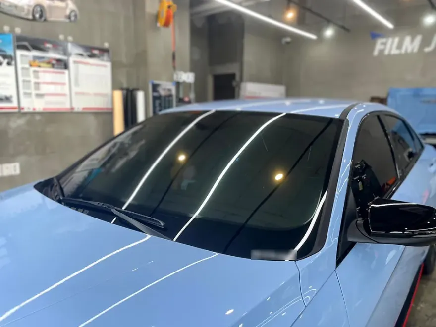 Hyundai Elantra Nのカーフィルム施工事例|費用目安・仕上がり 施工写真 3-2