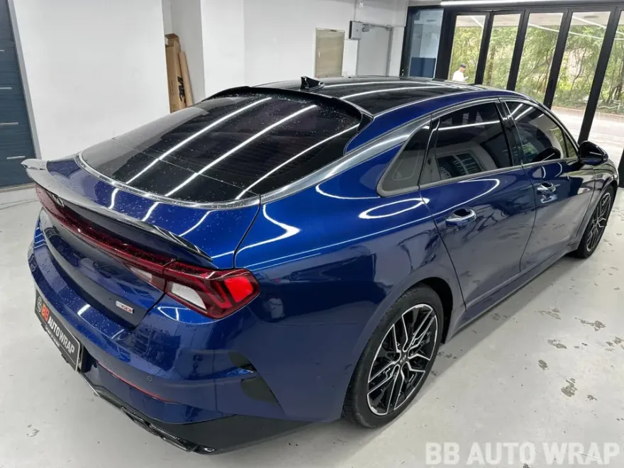Kia K5 DL3 vinyl wrap - Kia K5 DL3 Vinyl Wrap Review: Chrome Delete Cost & Results photo 3