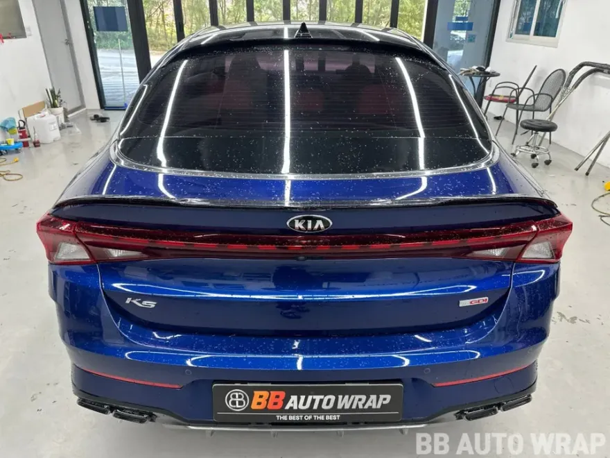 Kia K5 DL3 vinyl wrap - Kia K5 DL3 Vinyl Wrap Review: Chrome Delete Cost & Results photo 4