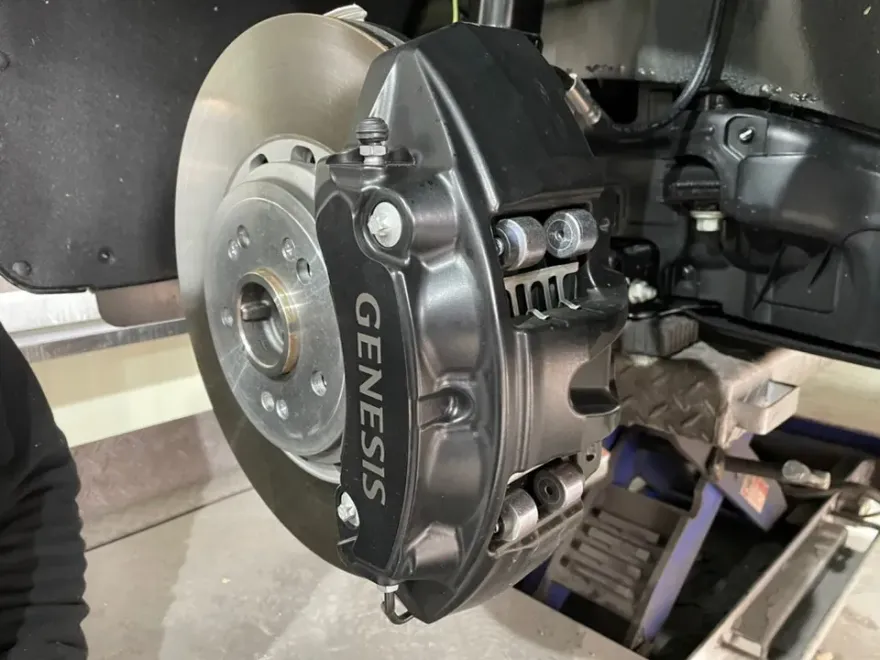 Genesis GV80 Coupeのホイールリペア・塗装事例 施工写真 2-1