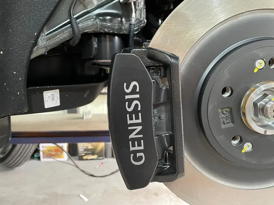 Genesis GV80 Coupeのホイールリペア・塗装事例 施工写真 3-1