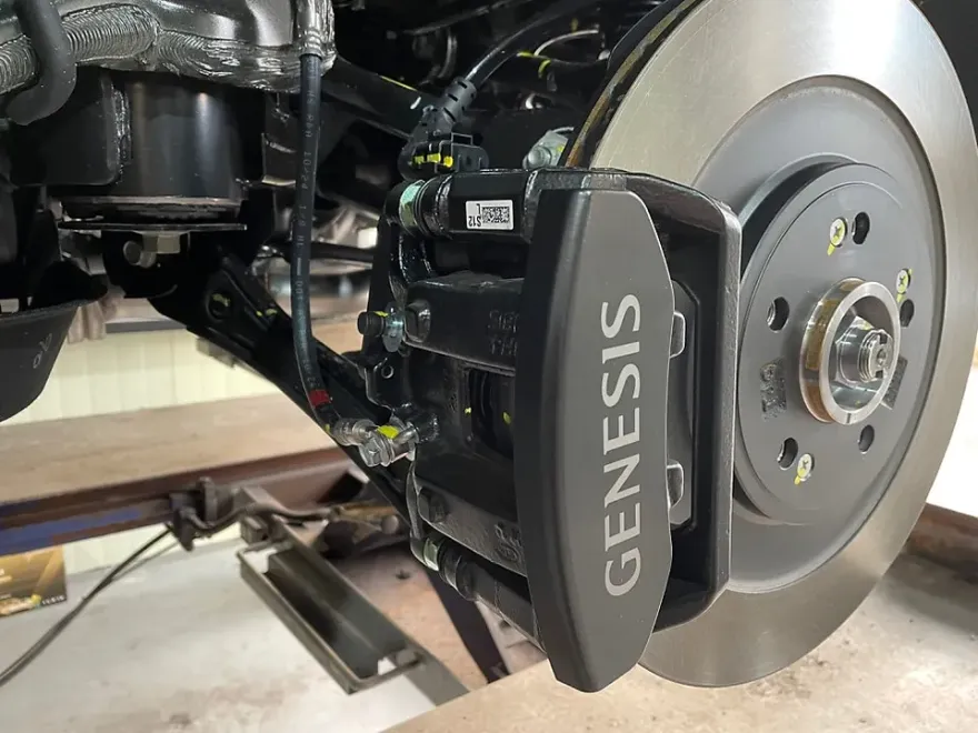 Genesis GV80 Coupeのホイールリペア・塗装事例 施工写真 4-1