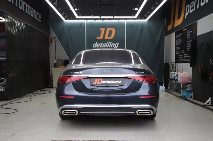 Mercedes-Benz S-Class W223のカーラッピング事例|費用目安・仕上がり 施工写真 2-1