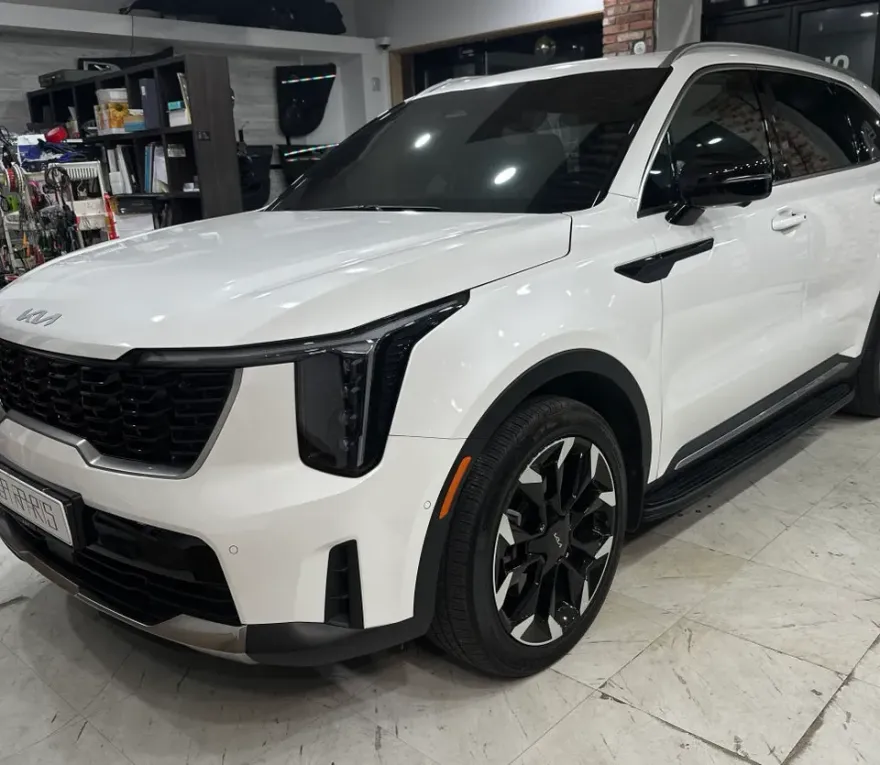 Kia Sorento MQ4 body kit installation result