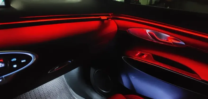 Genesis GV70 ambient lighting - Genesis GV70 Ambient Lighting Review: Cost & Results photo 4