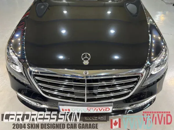 Mercedes-Benz S-Classのカーラッピング事例|費用目安・仕上がり 施工写真 1-3