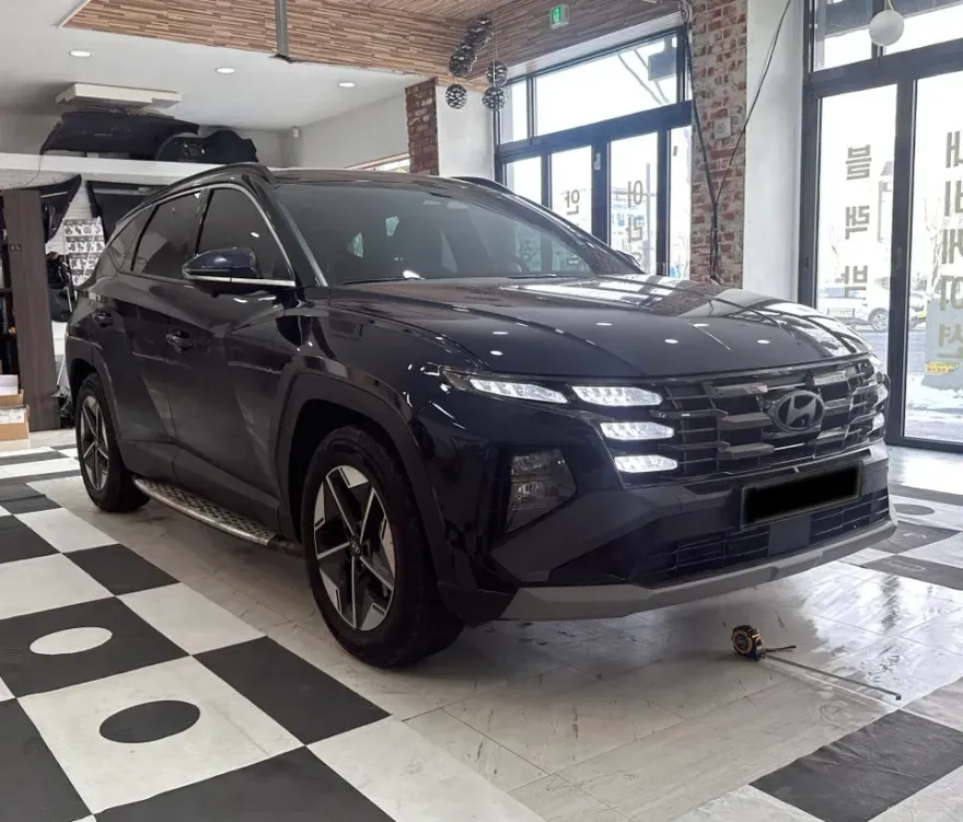 Hyundai Tucson NX4 surround view camera installation result