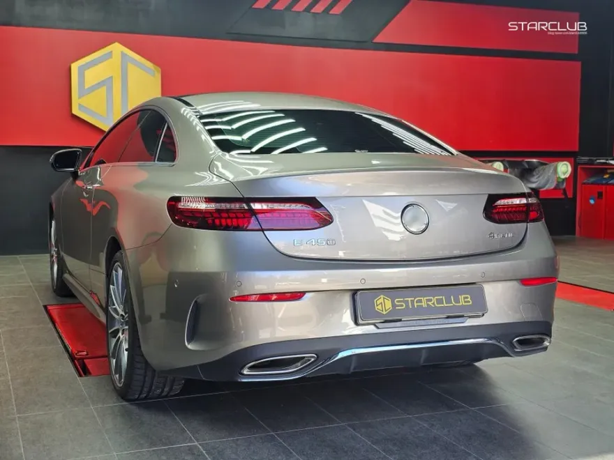 Mercedes-Benz E-Class Coupe body kit installation result