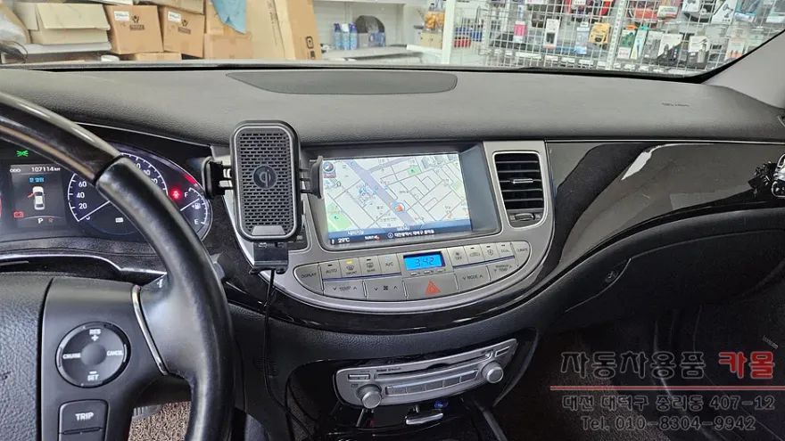 Hyundai Genesis BH android head unit installation result