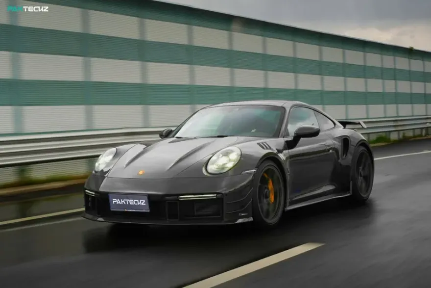 Porsche 911 992 body kit installation result