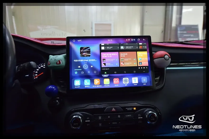 Kia Sorento UMのAndroid Auto・CarPlay取付事例 施工写真 3-2