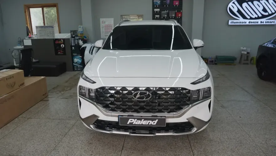 Hyundai Santa Fe steering wheel installation result