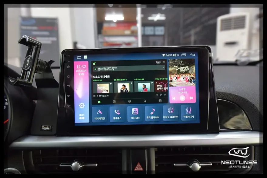 Kia Morning JAのAndroid Auto・CarPlay取付事例 施工写真 2-2