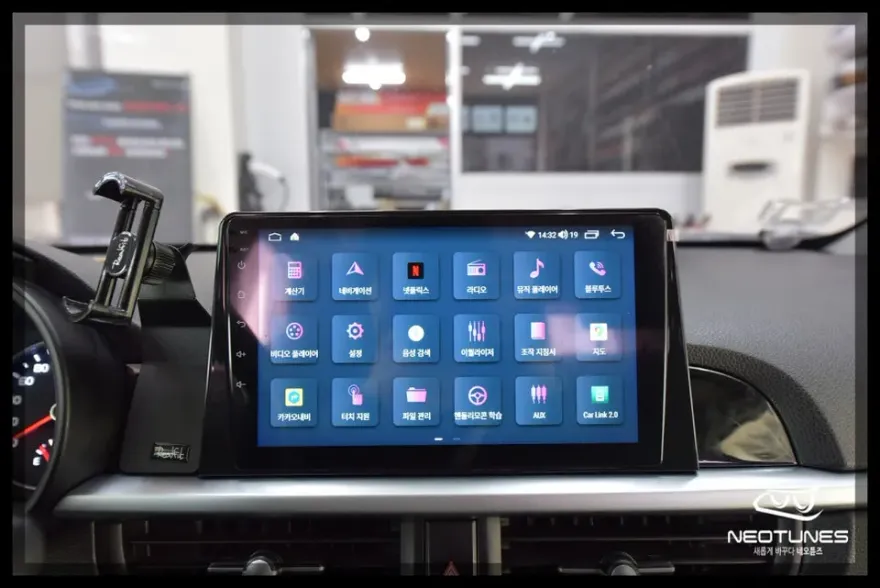 Kia Morning JAのAndroid Auto・CarPlay取付事例 施工写真 1-3