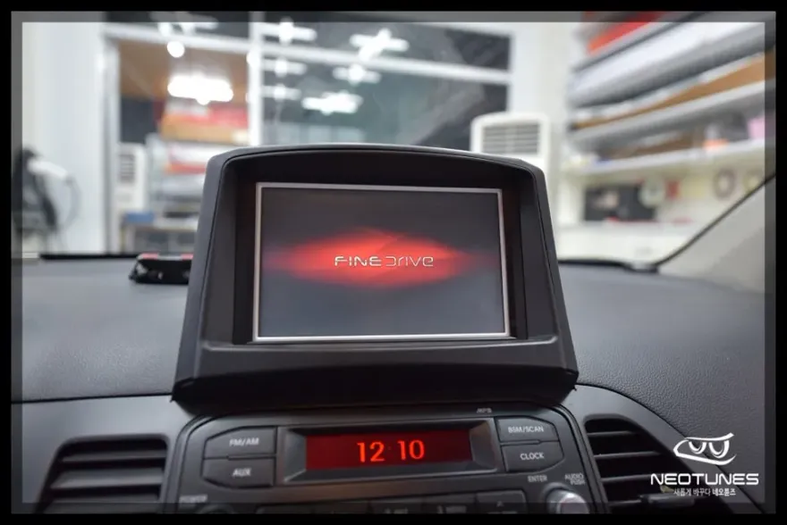 Kia MorningのAndroid Auto・CarPlay取付事例 施工写真 2-1