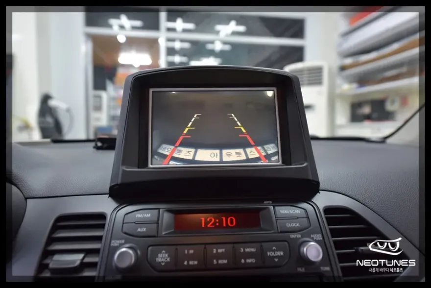 Kia MorningのAndroid Auto・CarPlay取付事例 施工写真 4-1