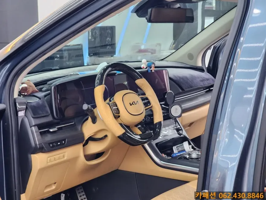 Kia Carnival 4th Gen steering wheel installation result