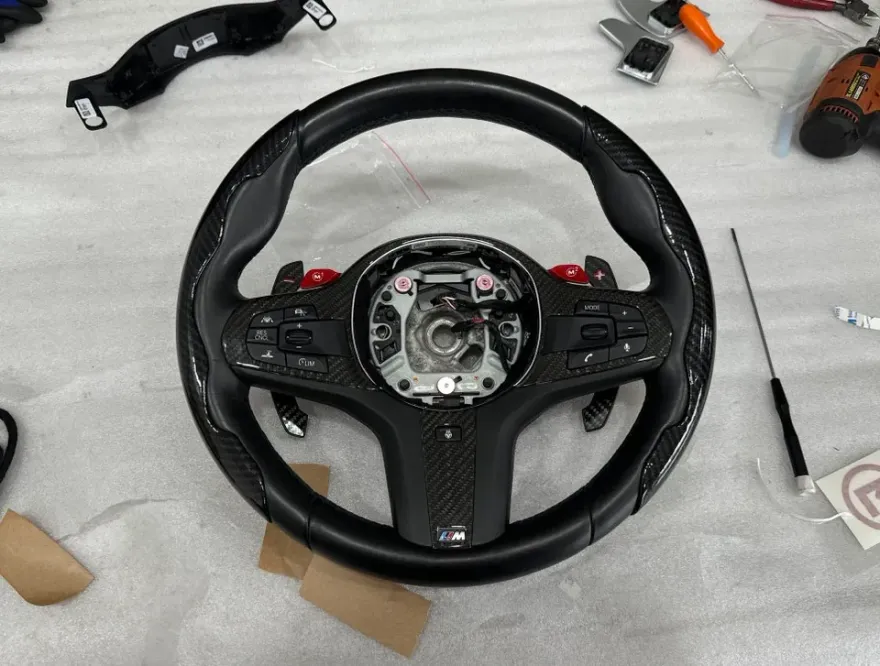 BMW 5 Series G30 steering wheel - BMW 5 Series G30 Steering Wheel Customization Review photo 5