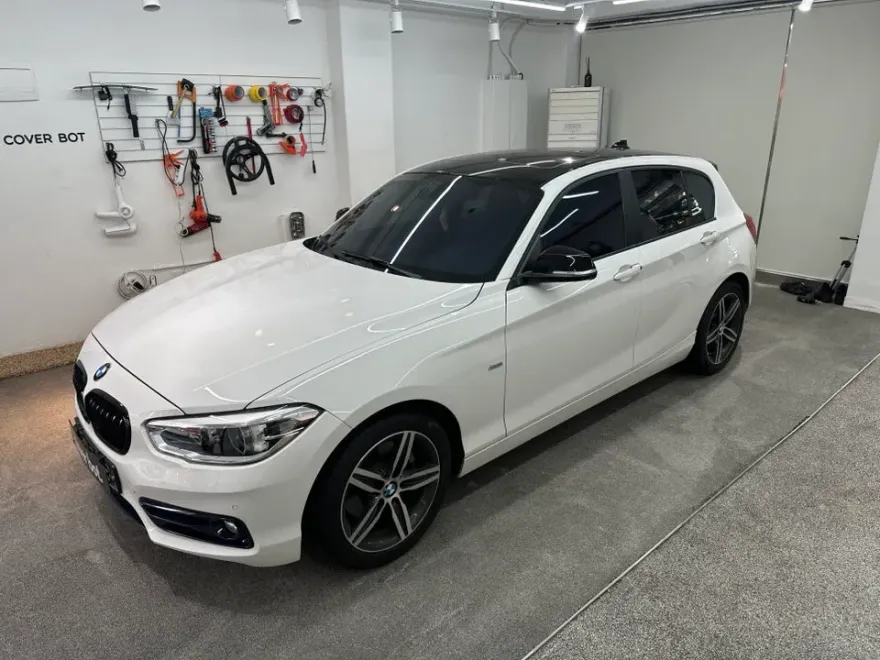 BMW 1 Series F20 GTシルバーラッピング事例｜費用目安・仕上がり 施工写真 2-1