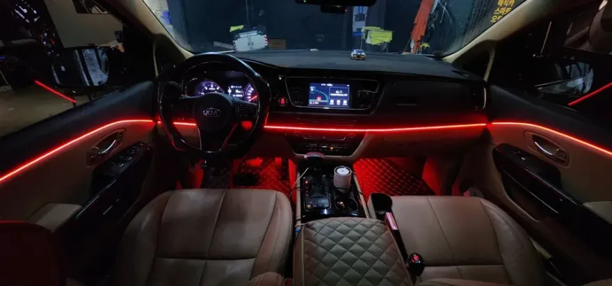 Kia Carnival ambient lighting - Kia Carnival Ambient Lighting Review: Cost & Results photo 4