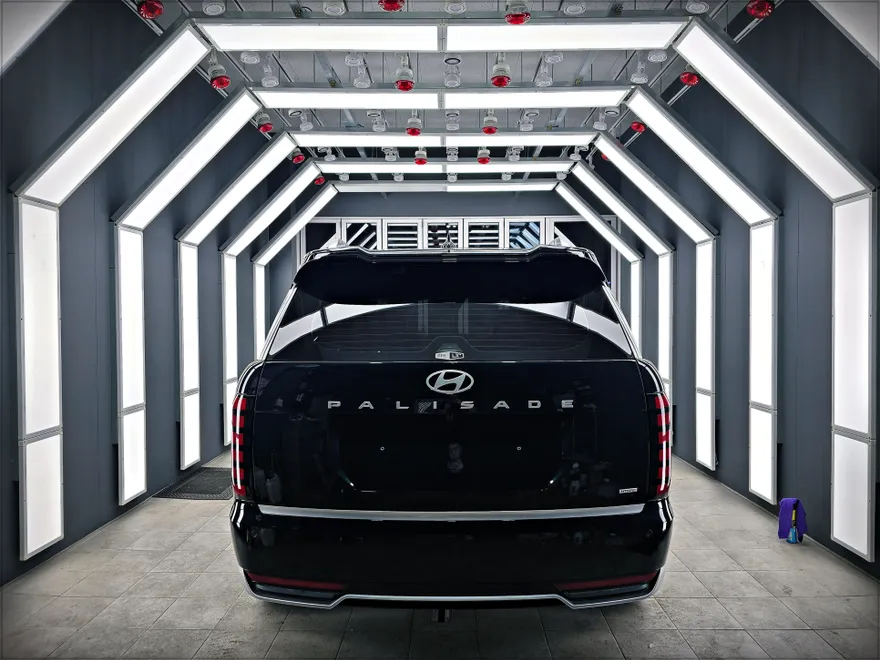 Hyundai Palisadeのガラスコーティング事例｜費用目安・仕上がり 施工写真 2-1