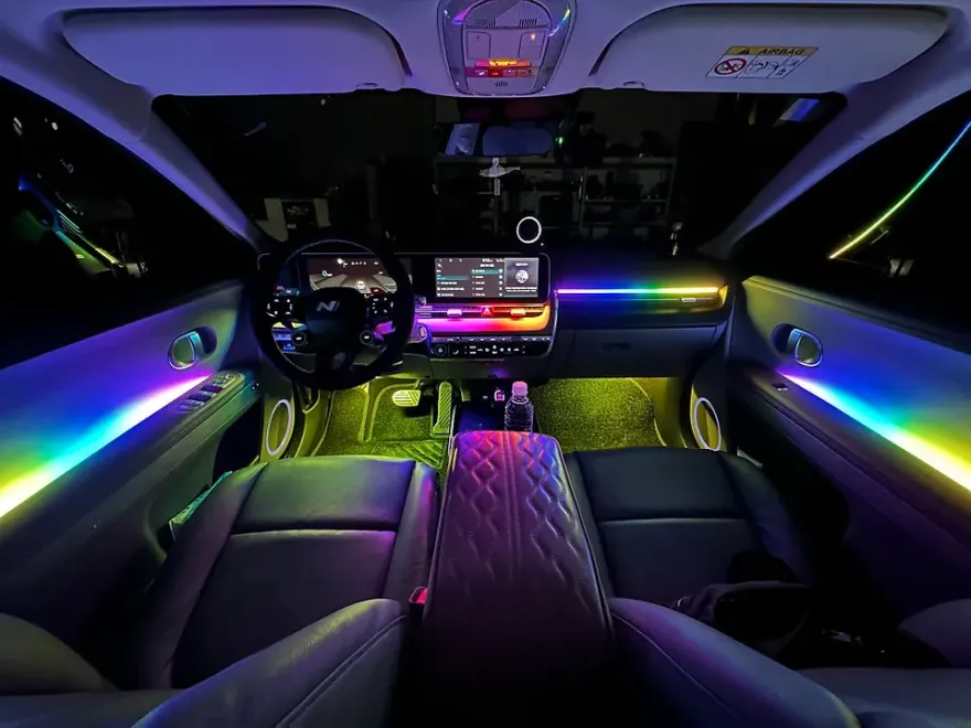 Hyundai IONIQ 5 ambient lighting - Hyundai IONIQ 5 Ambient Lighting Review photo 3
