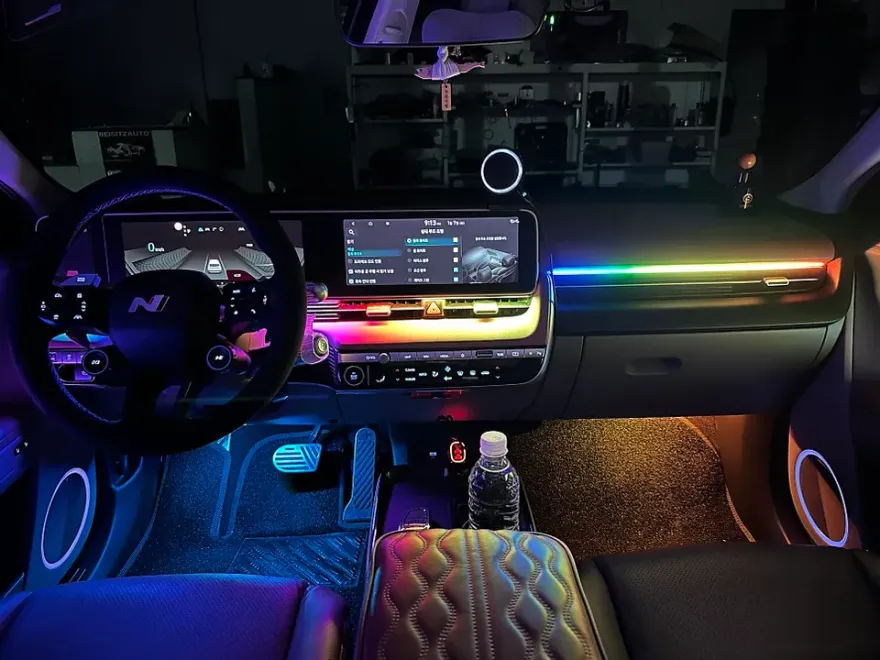 Hyundai IONIQ 5 ambient lighting - Hyundai IONIQ 5 Ambient Lighting Review photo 4